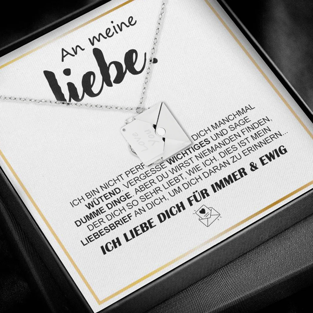 Necklace with Hidden Love Letter – Romantic Gift for Her - Image 2