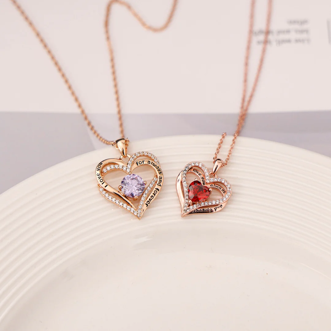 Sterling Silver Necklace - I love you always and forever - Image 5