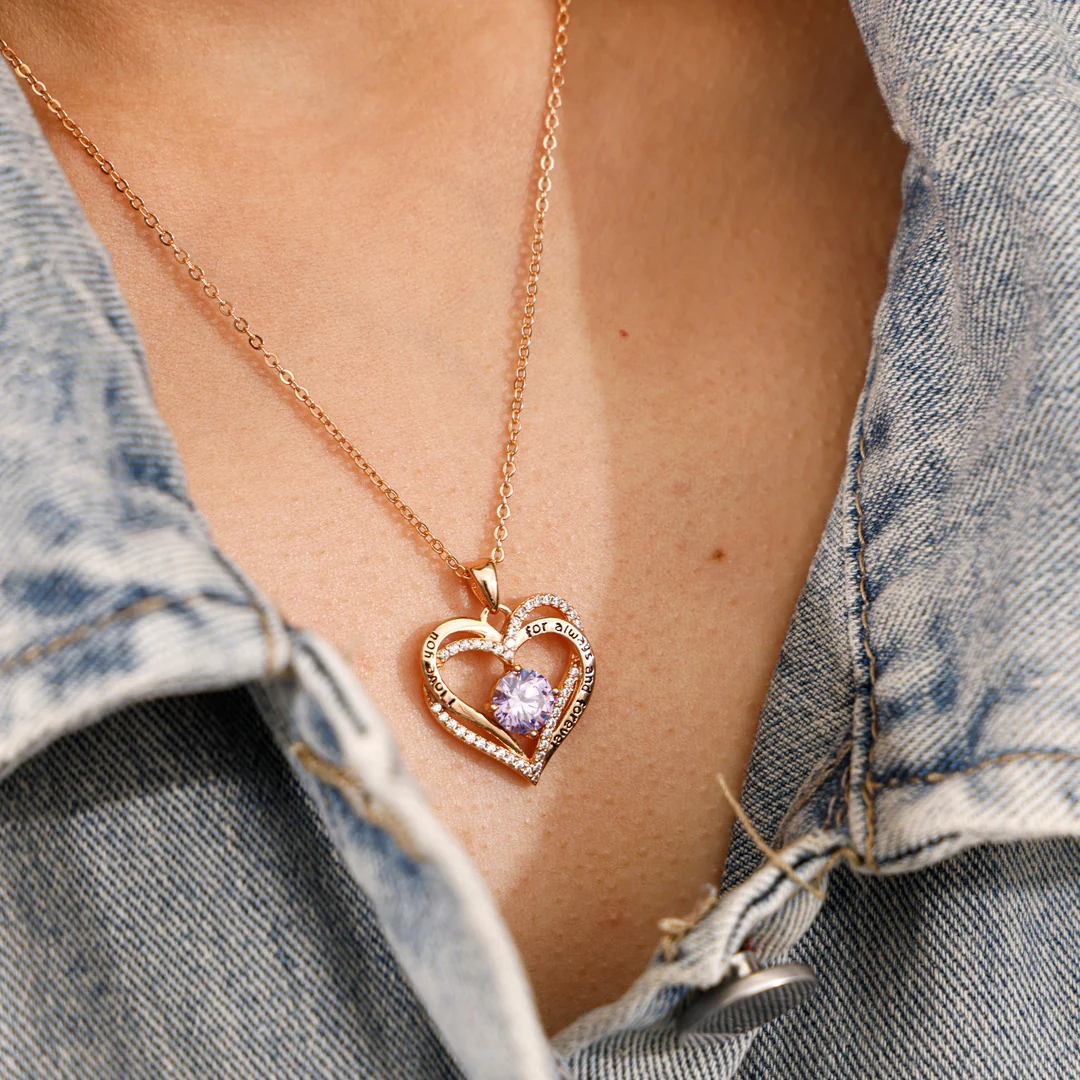 Sterling Silver Necklace - I love you always and forever - Image 6