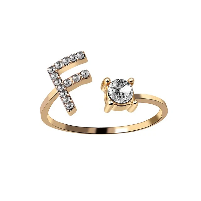 Personalized initial ring - To my favorite Person - Image 10