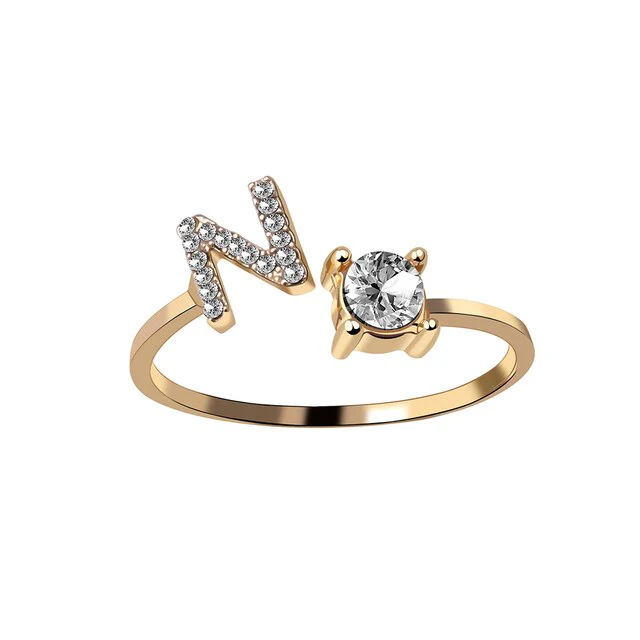 Personalized initial ring - To my favorite Person - Image 18