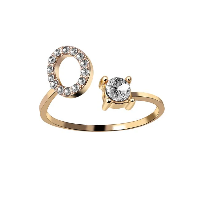 Personalized initial ring - To my favorite Person - Image 19