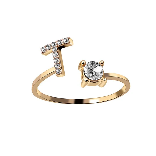 Personalized initial ring - To my favorite Person - Image 25