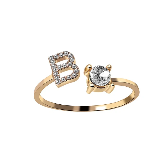 Personalized initial ring - To my favorite Person - Image 3