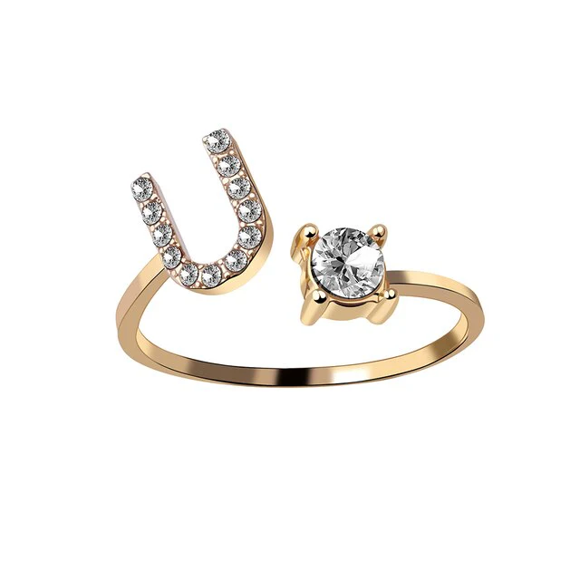 Personalized initial ring - To my favorite Person - Image 30