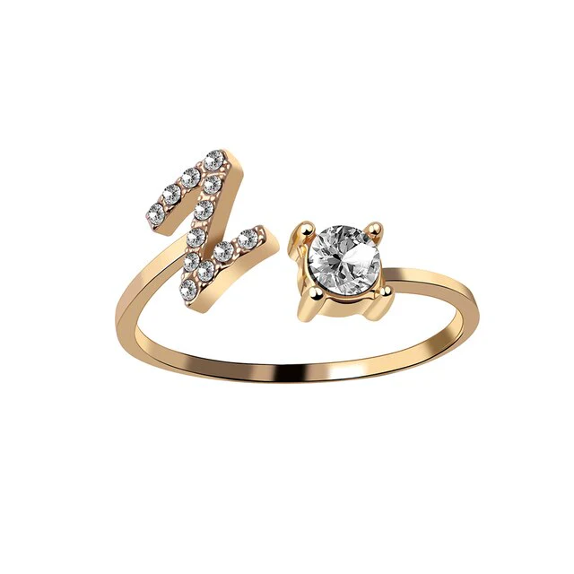 Personalized initial ring - To my favorite Person - Image 34