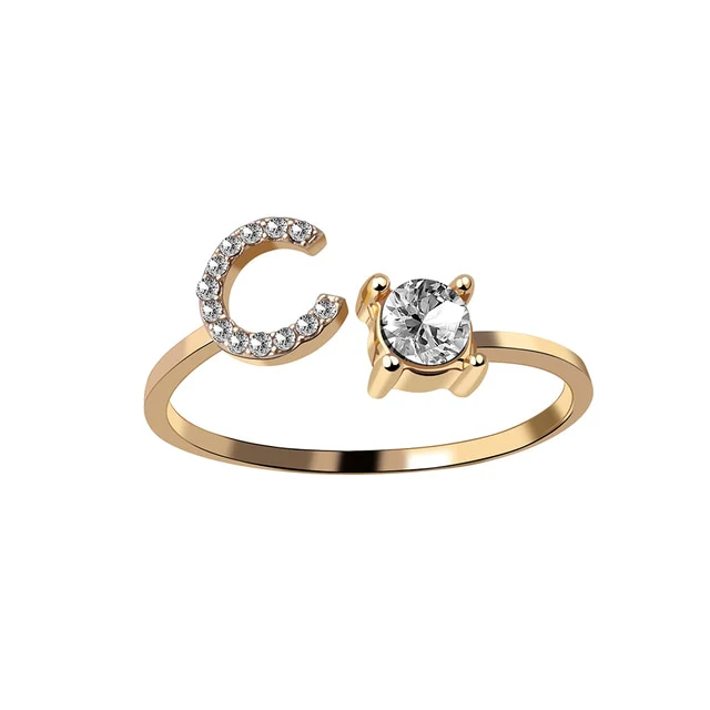 Personalized initial ring - To my favorite Person - Image 4