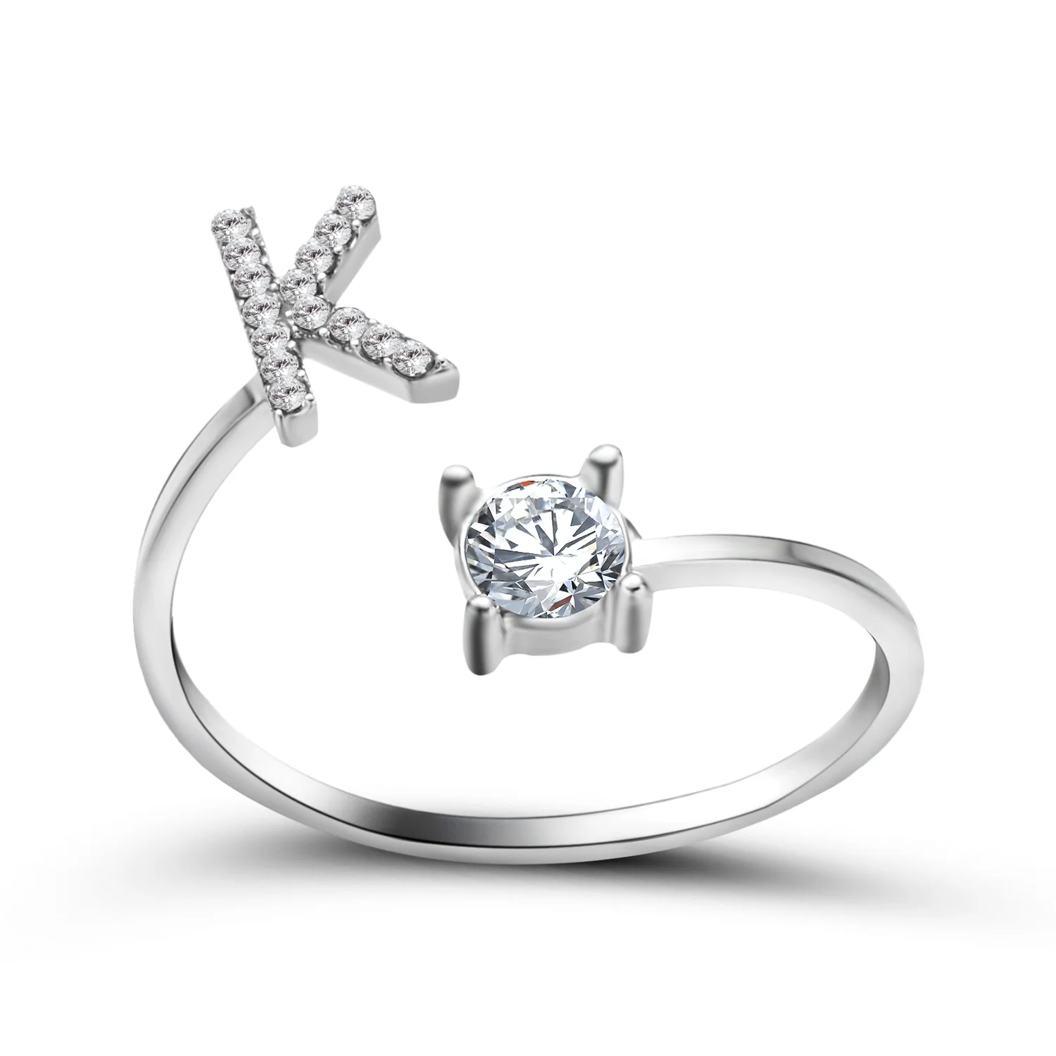 Personalized initial ring - To my favorite Person - Image 44