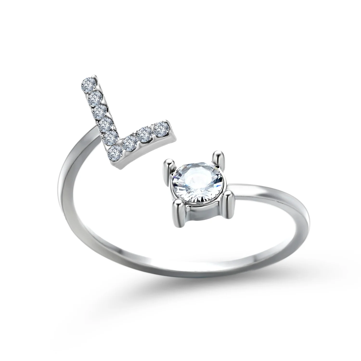 Personalized initial ring - To my favorite Person - Image 47