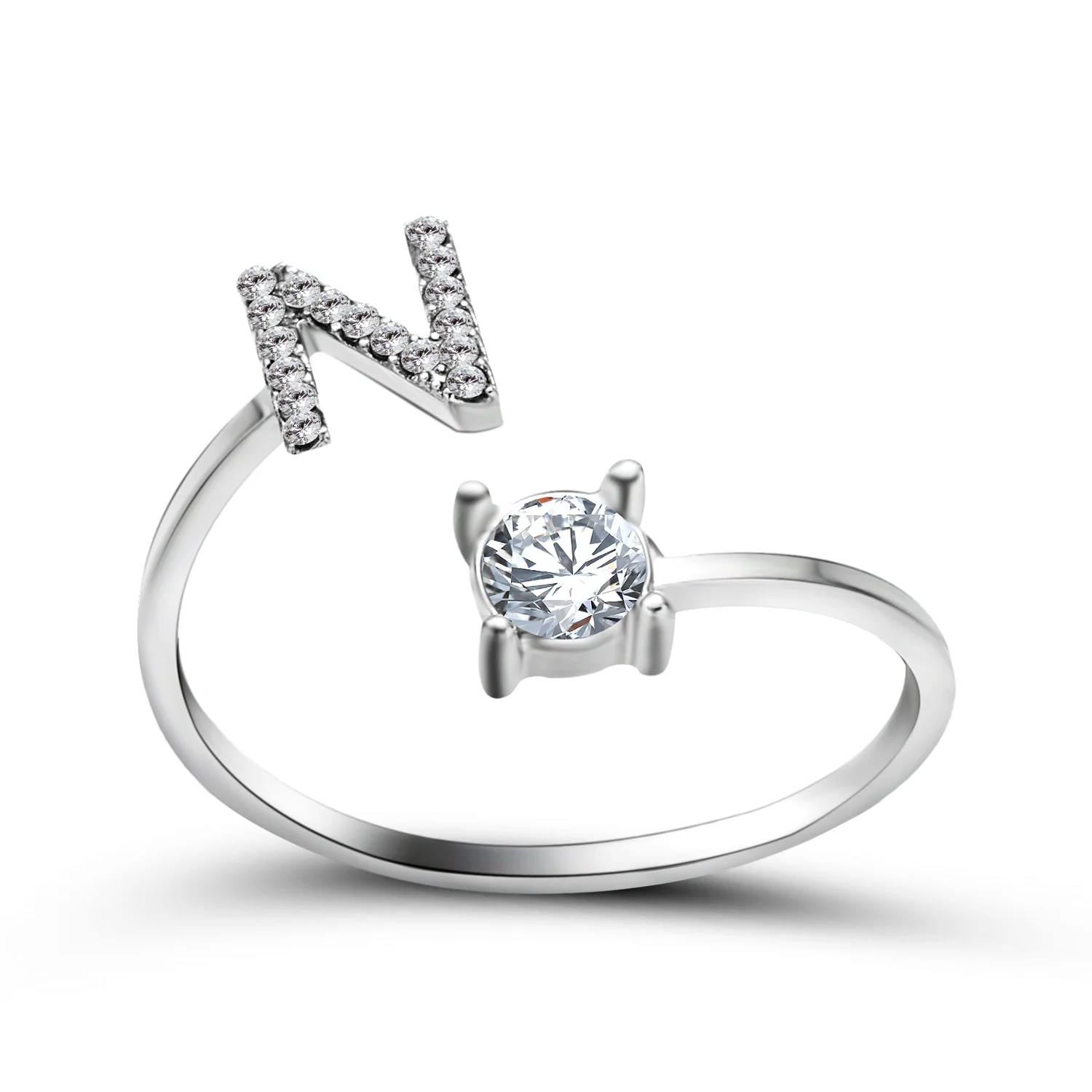 Personalized initial ring - To my favorite Person - Image 49
