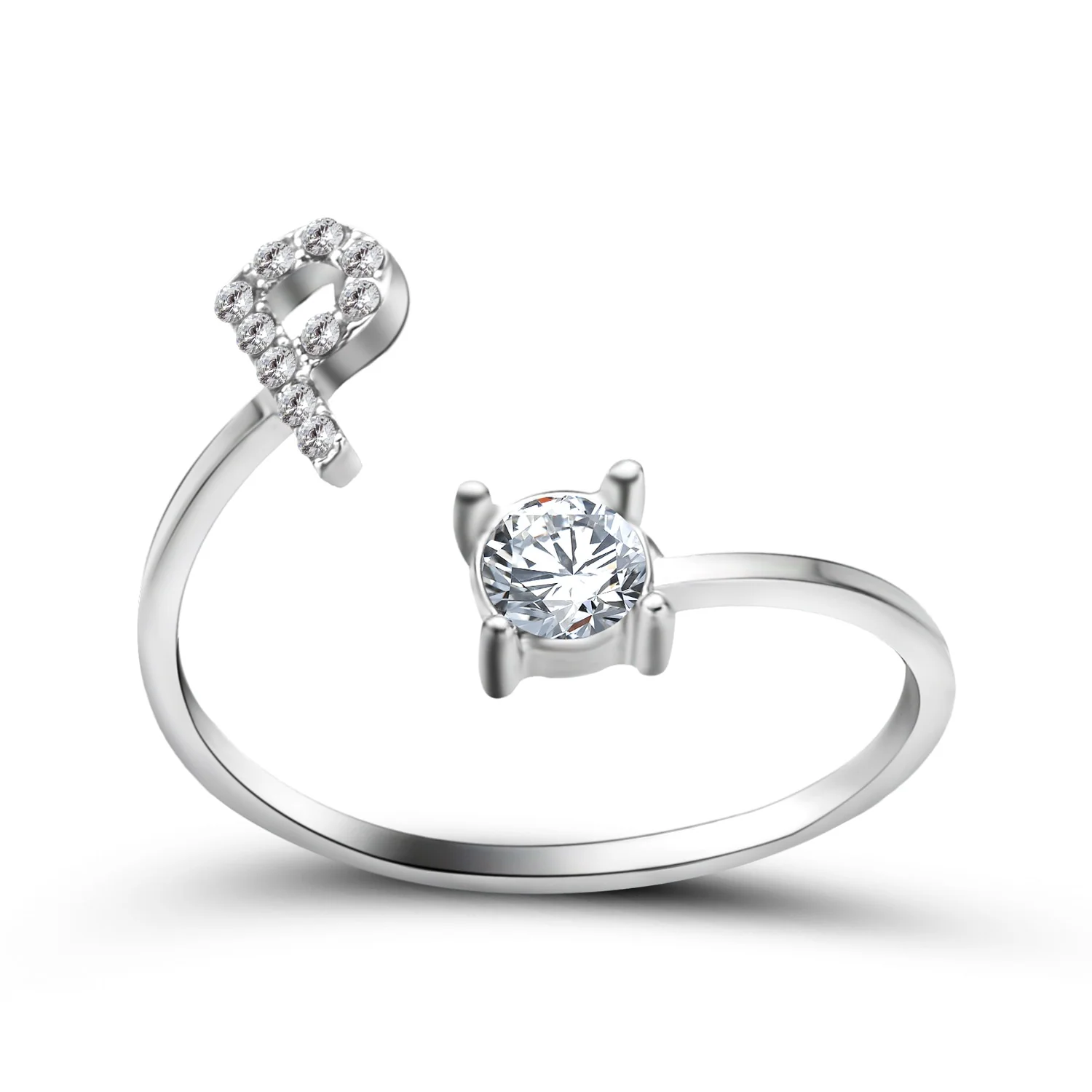 Personalized initial ring - To my favorite Person - Image 51