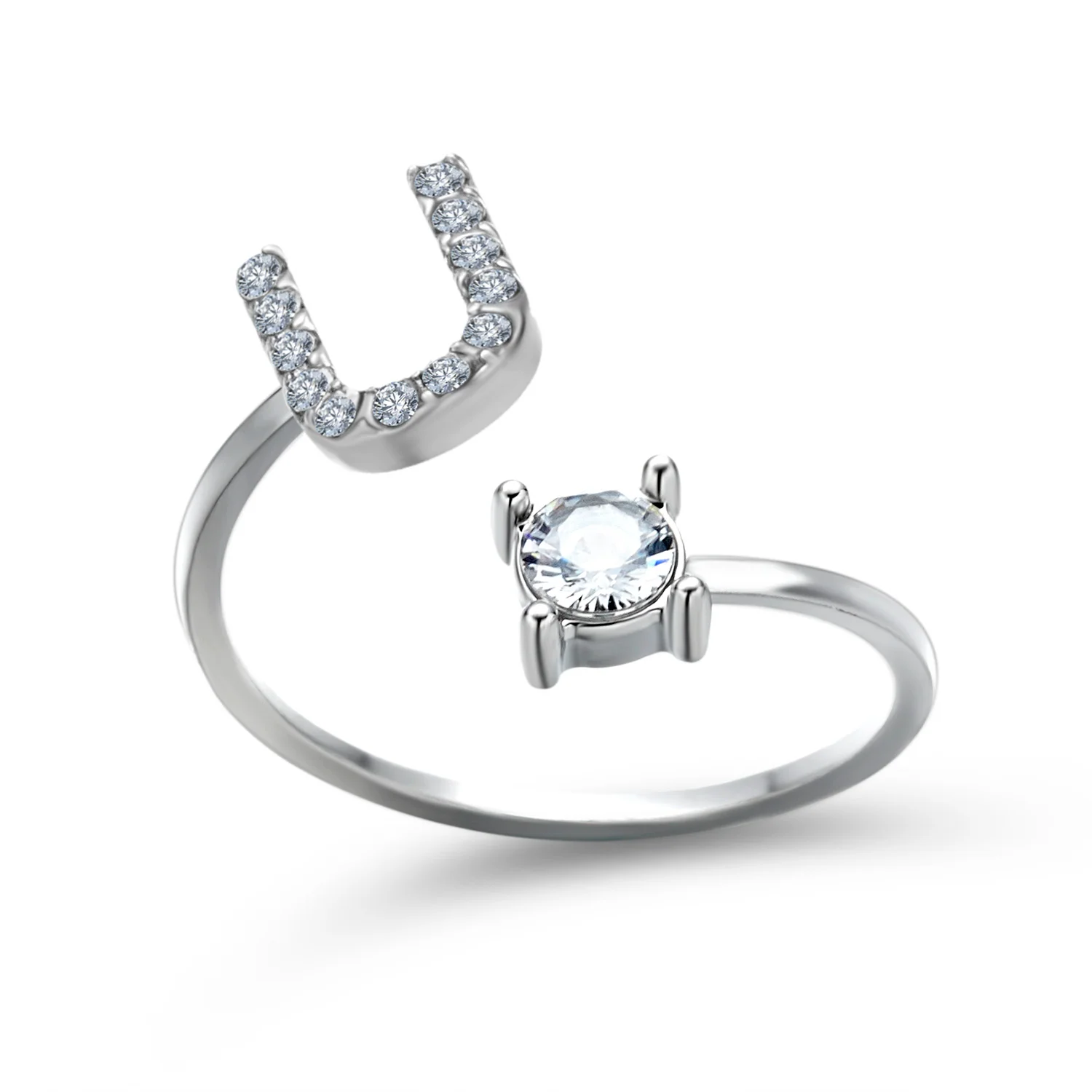 Personalized initial ring - To my favorite Person - Image 57