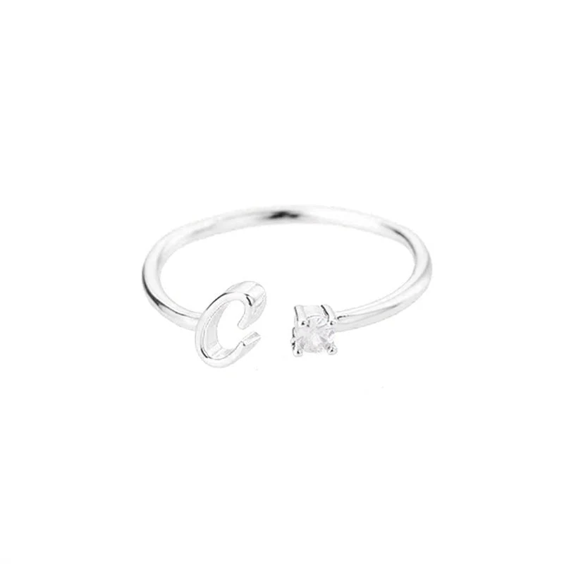 Initial Ring with Luxury Rosebox with Light - Image 10