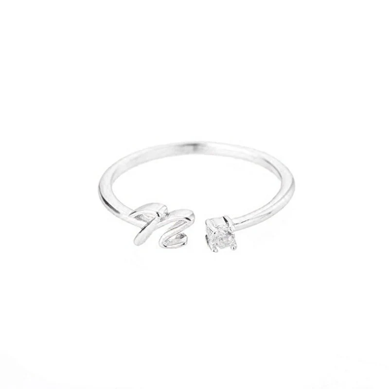 Initial Ring with Luxury Rosebox with Light - Image 22