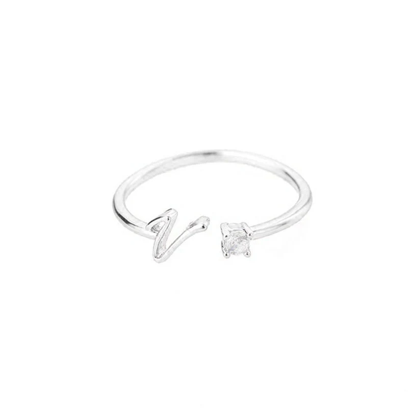 Initial Ring with Luxury Rosebox with Light - Image 30