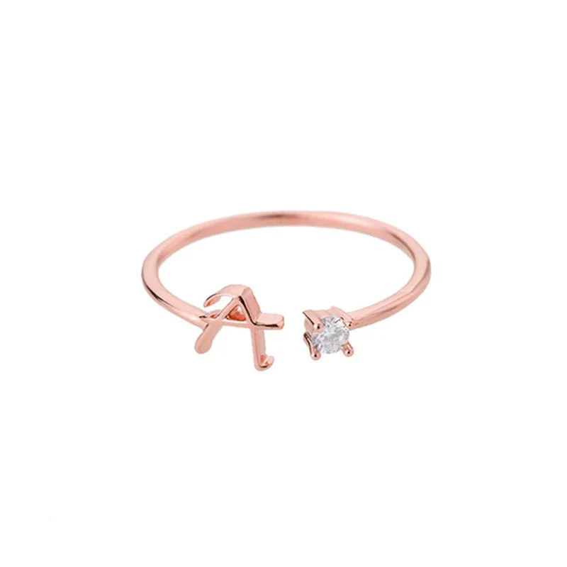 Initial Ring with Luxury Rosebox with Light - Image 36
