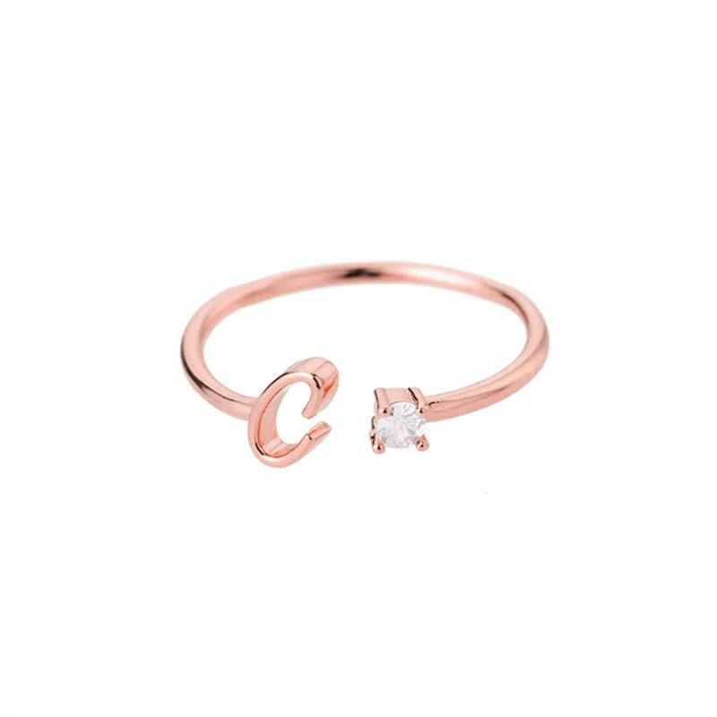 Initial Ring with Luxury Rosebox with Light - Image 39