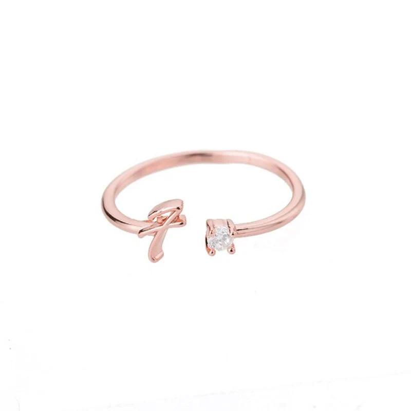 Initial Ring with Luxury Rosebox with Light - Image 42