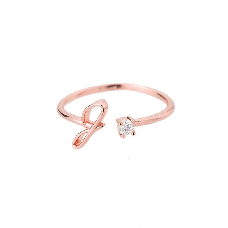 Initial Ring with Luxury Rosebox with Light - Image 46