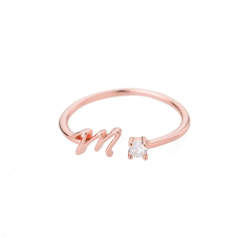 Initial Ring with Luxury Rosebox with Light - Image 49