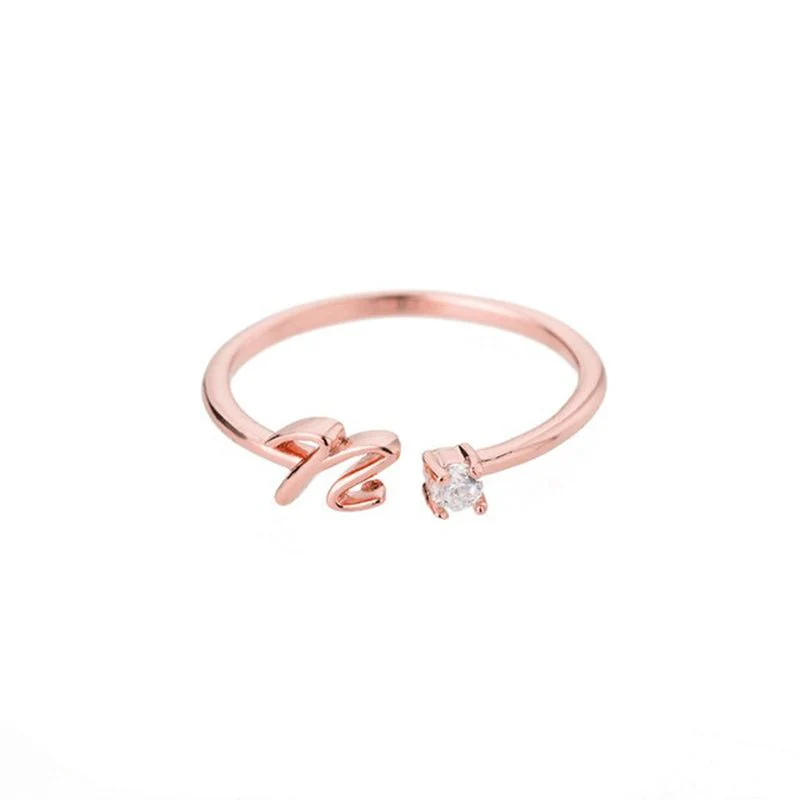 Initial Ring with Luxury Rosebox with Light - Image 50