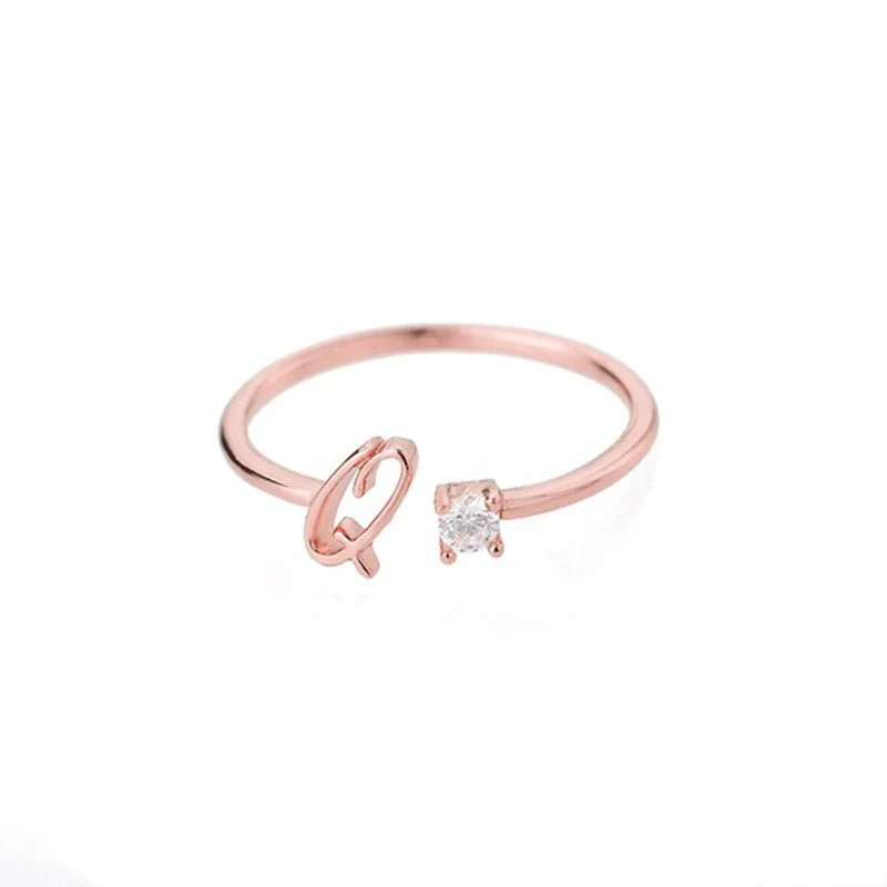 Initial Ring with Luxury Rosebox with Light - Image 53