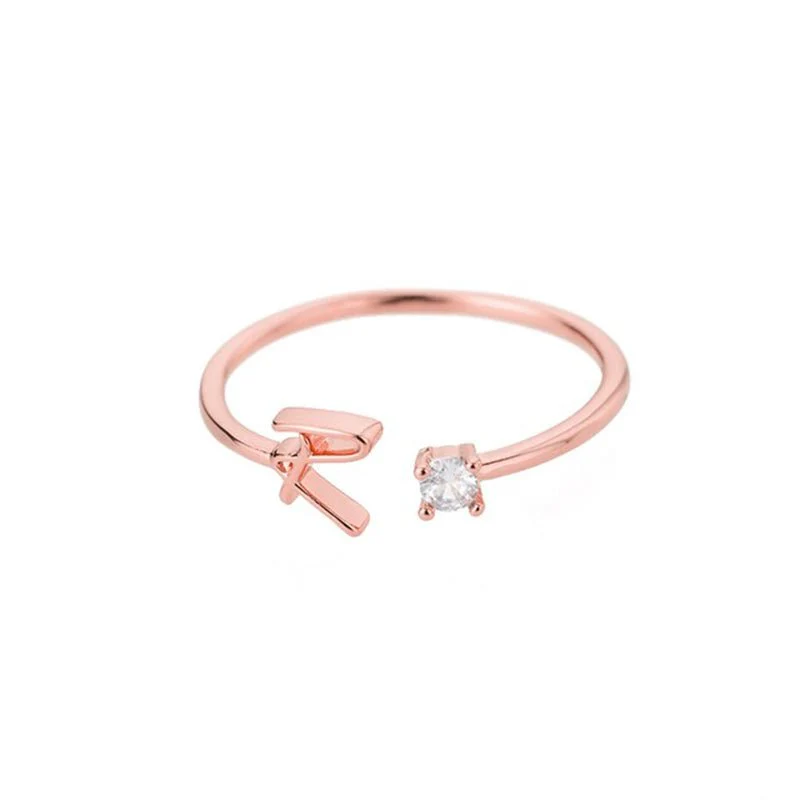 Initial Ring with Luxury Rosebox with Light - Image 54