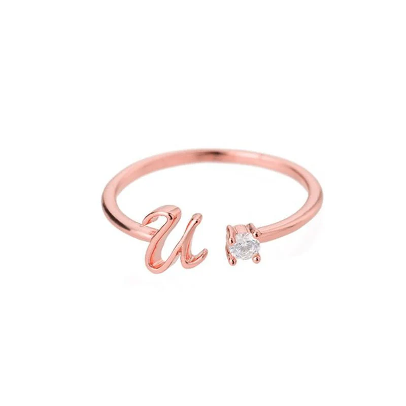 Initial Ring with Luxury Rosebox with Light - Image 57