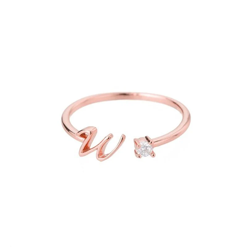 Initial Ring with Luxury Rosebox with Light - Image 59