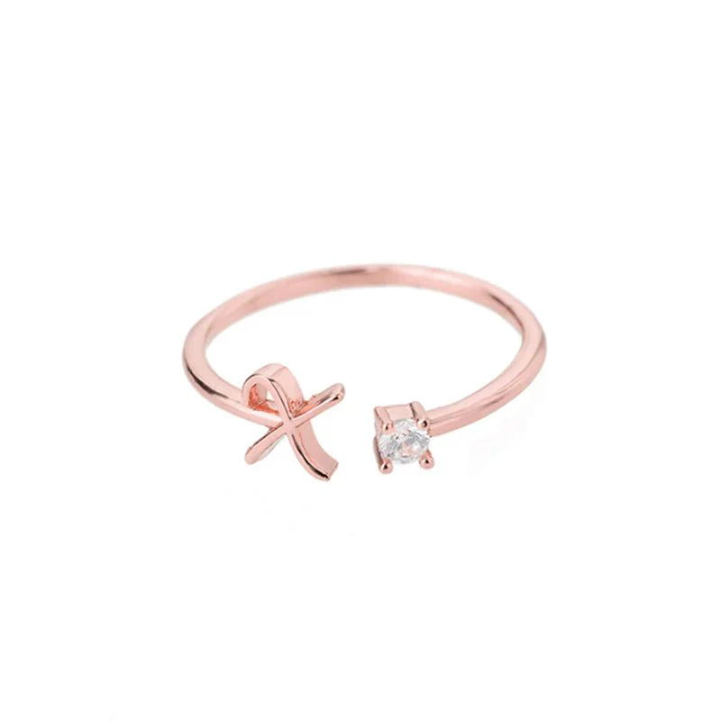 Initial Ring with Luxury Rosebox with Light - Image 60