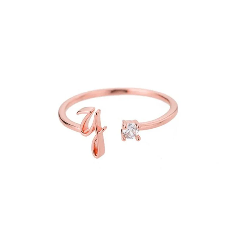 Initial Ring with Luxury Rosebox with Light - Image 61