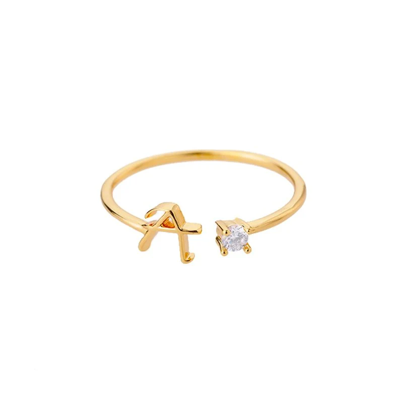 Initial Ring with Luxury Rosebox with Light - Image 63