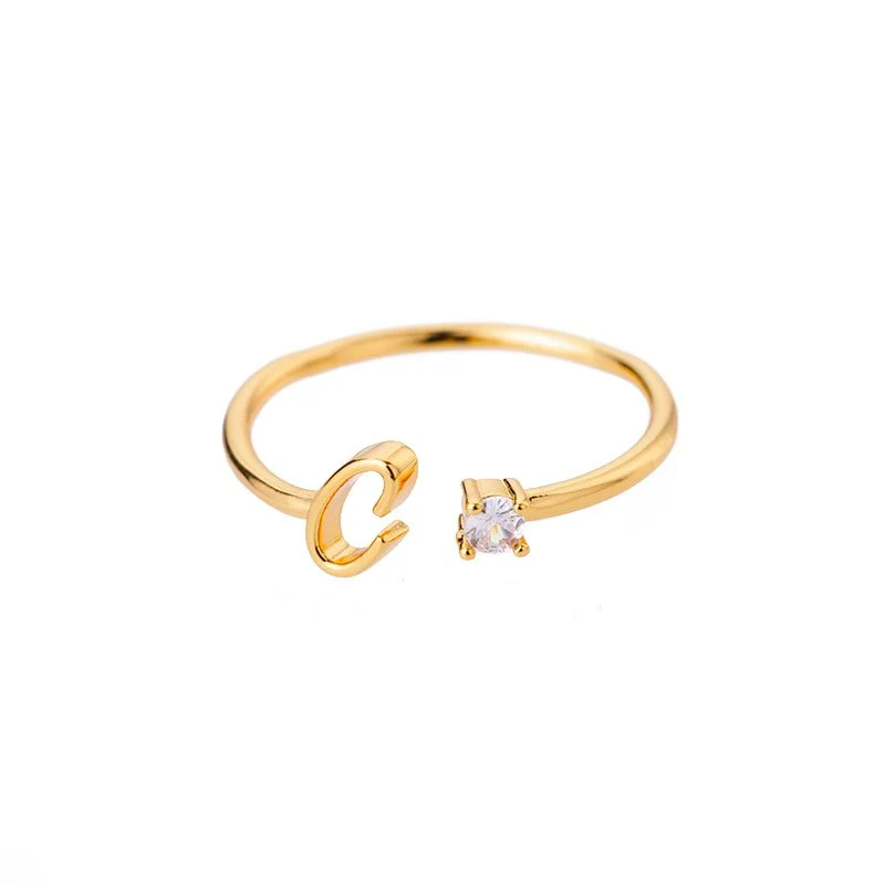 Initial Ring with Luxury Rosebox with Light - Image 65