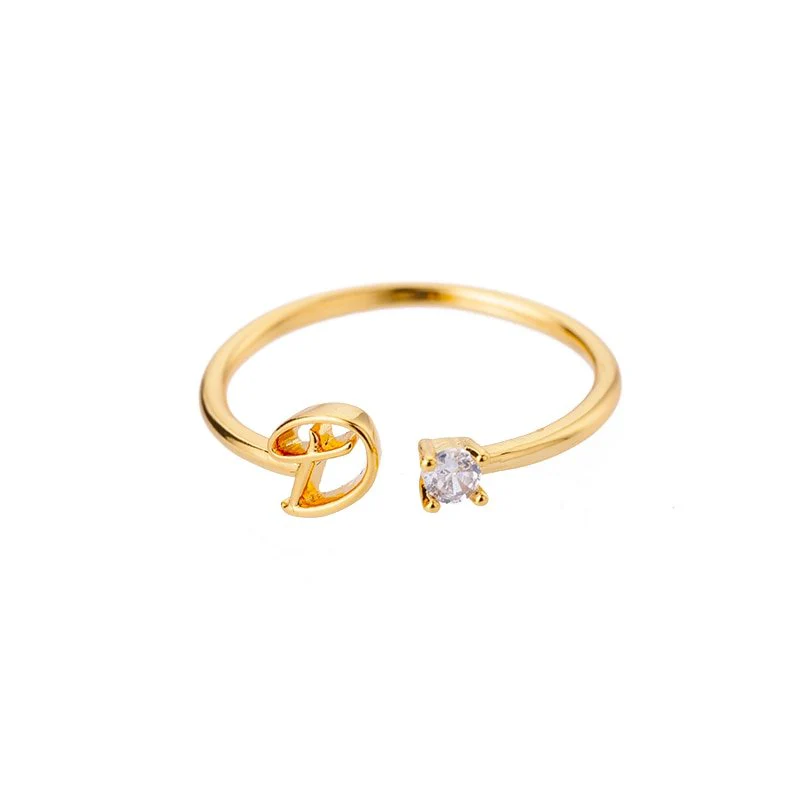 Initial Ring with Luxury Rosebox with Light - Image 66