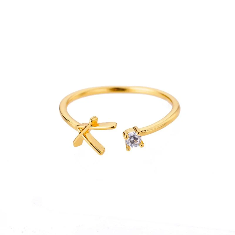 Initial Ring with Luxury Rosebox with Light - Image 73