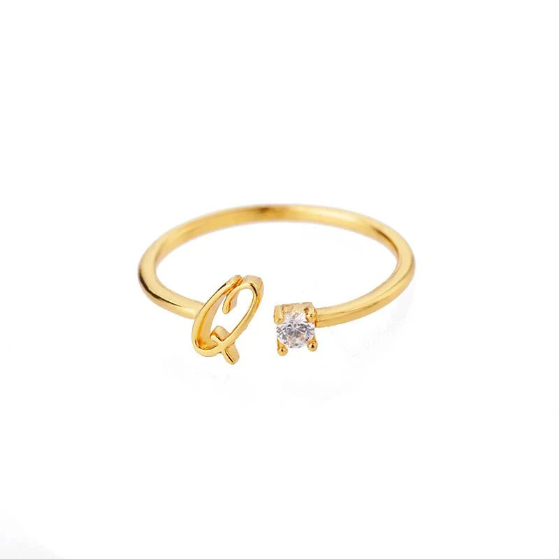 Initial Ring with Luxury Rosebox with Light - Image 79