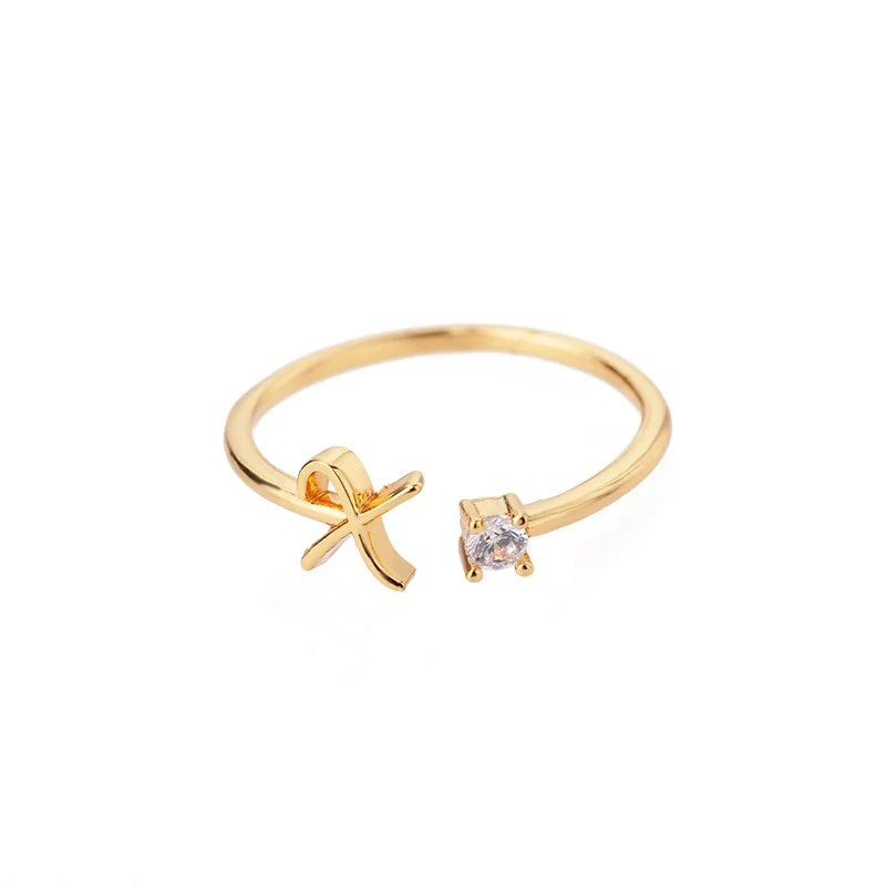 Initial Ring with Luxury Rosebox with Light - Image 86