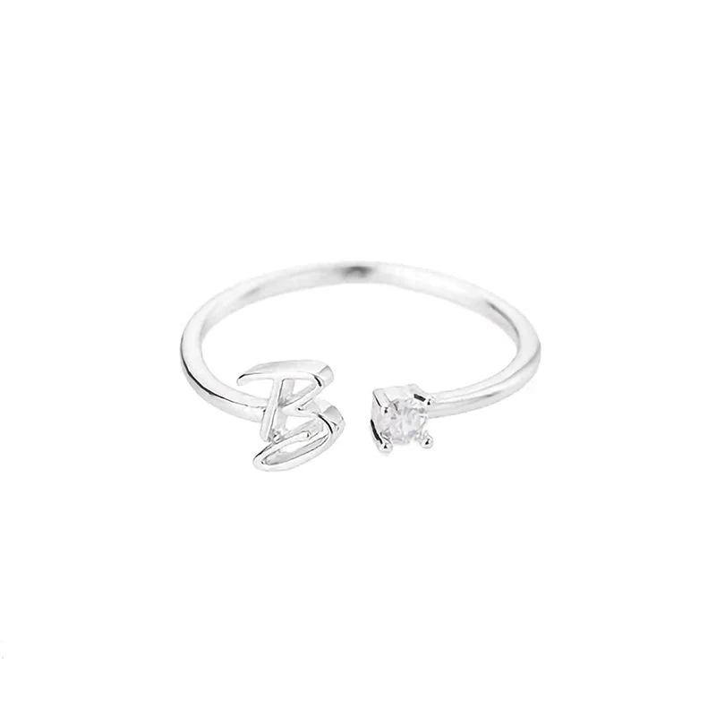 Initial Ring with Luxury Rosebox with Light - Image 9