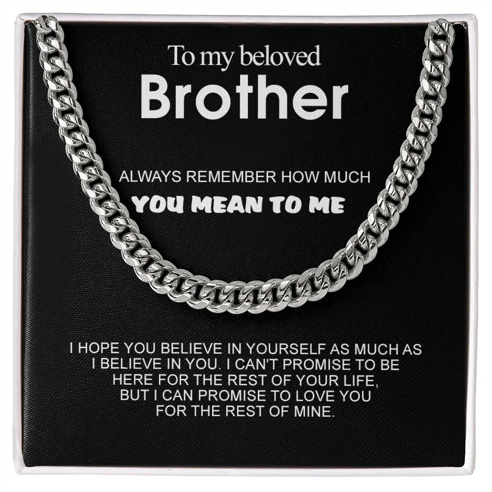Classy Cuban Chain - To my beloved Brother - Image 5