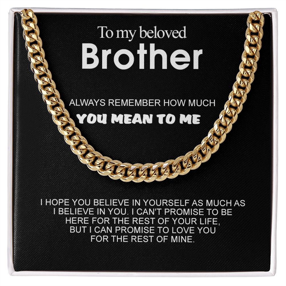 Classy Cuban Chain - To my beloved Brother - Image 9
