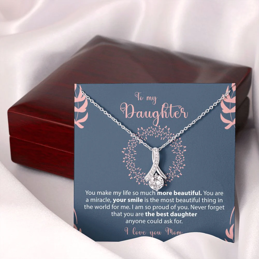 Sterling Silver Necklace - To my Daughter from Mom - Image 6