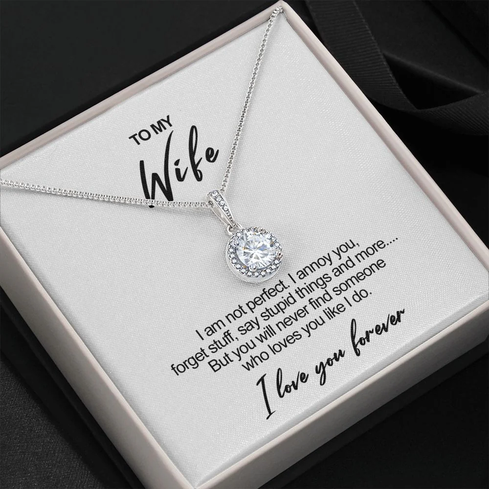 Sterling Silver Necklace - To my Wife