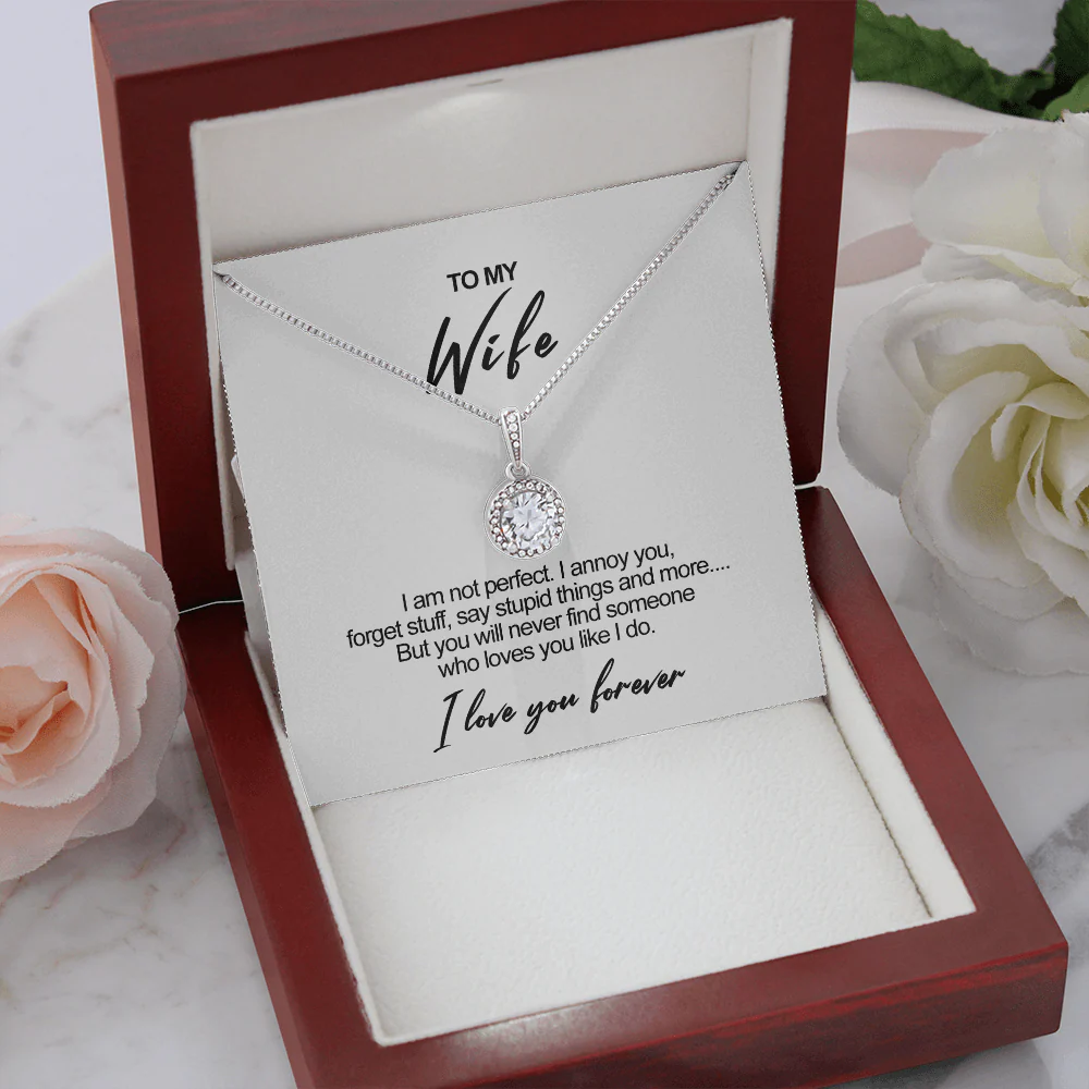 Sterling Silver Necklace - To my Wife - Image 2
