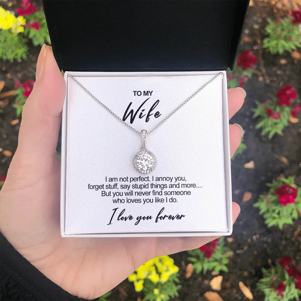 Sterling Silver Necklace - To my Wife - Image 5