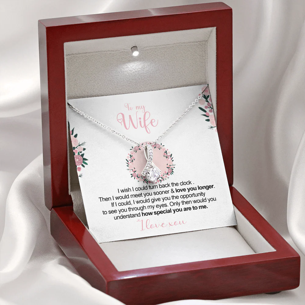 Sterling Silver Necklace - To my Wife - Image 2