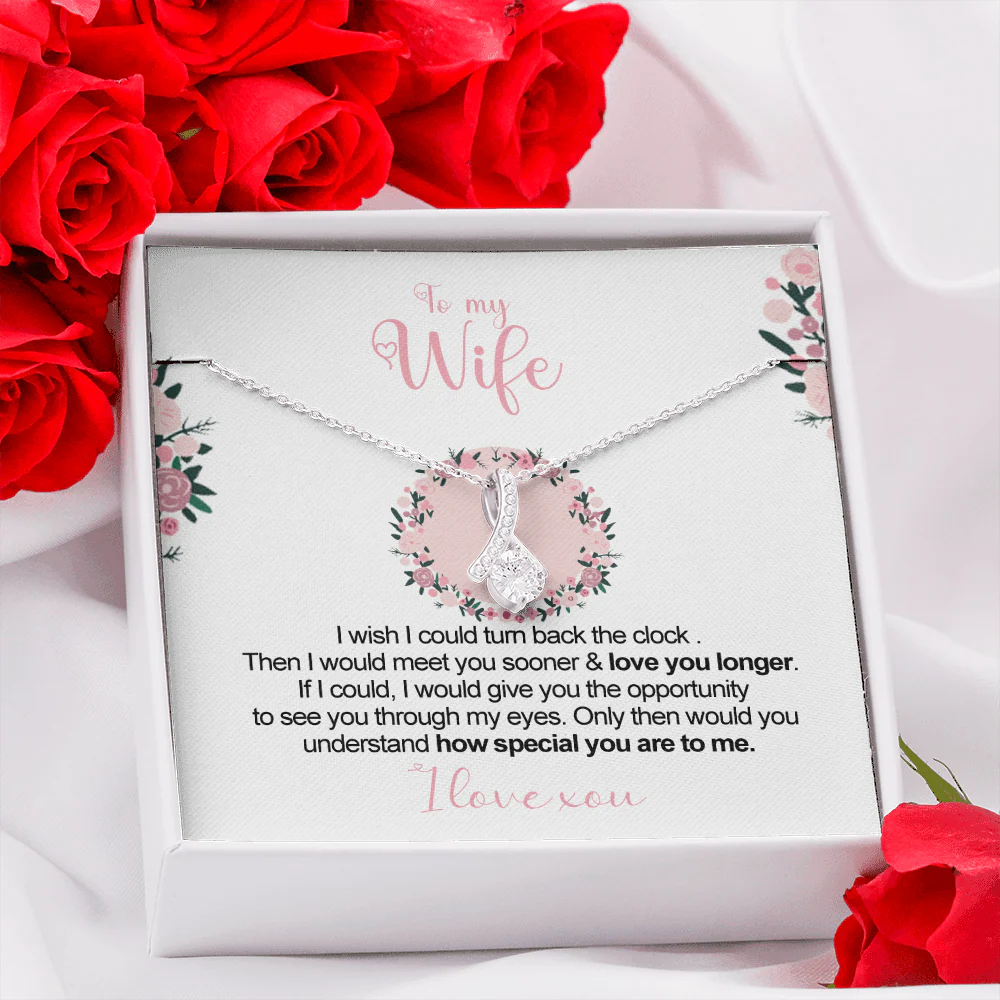 Sterling Silver Necklace - To my Wife - Image 6