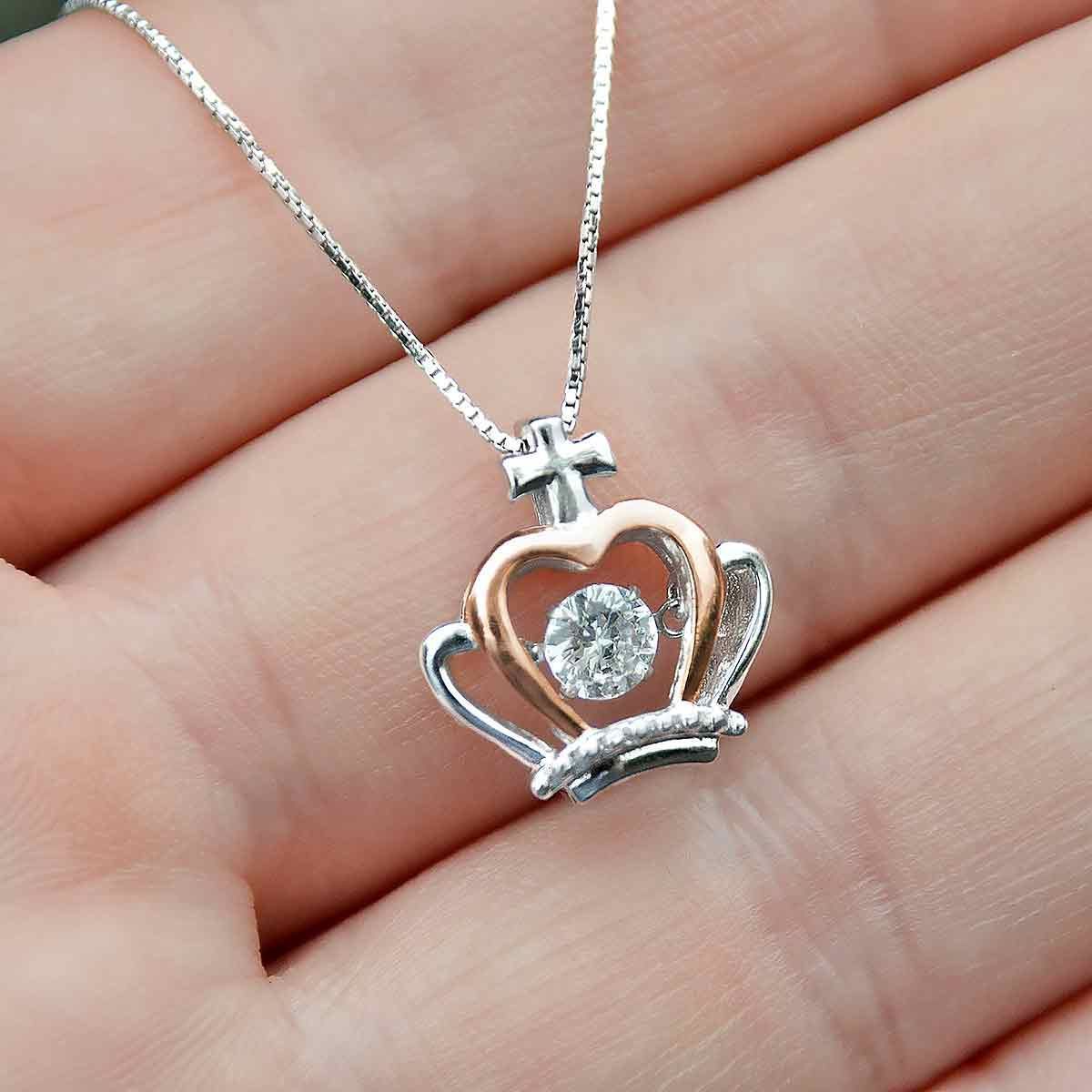 Crown necklace - To my wonderful Daughter - Image 3
