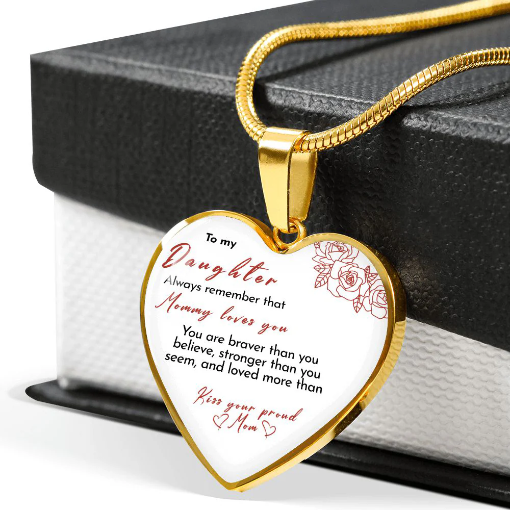 Heart necklace - Kiss, Mom - Image 6