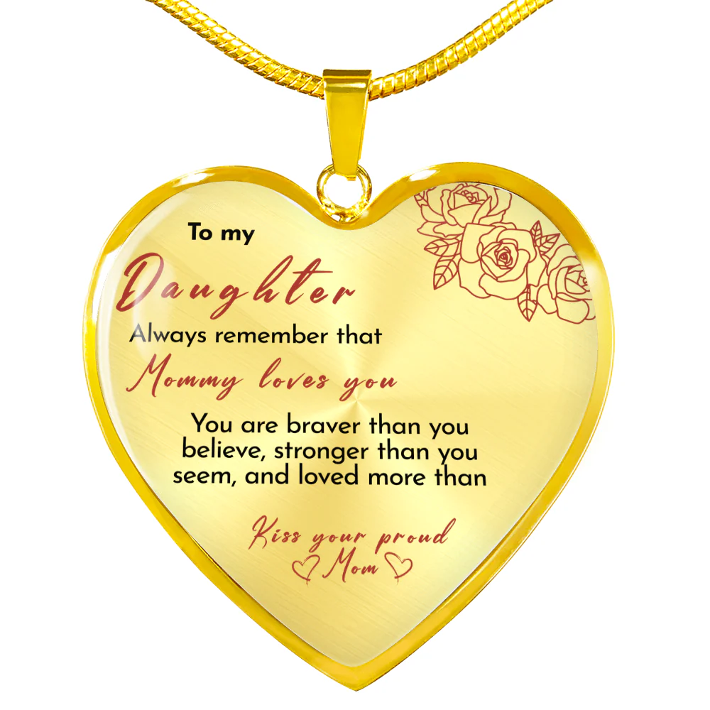 Heart necklace - Mommy loves you - Image 2