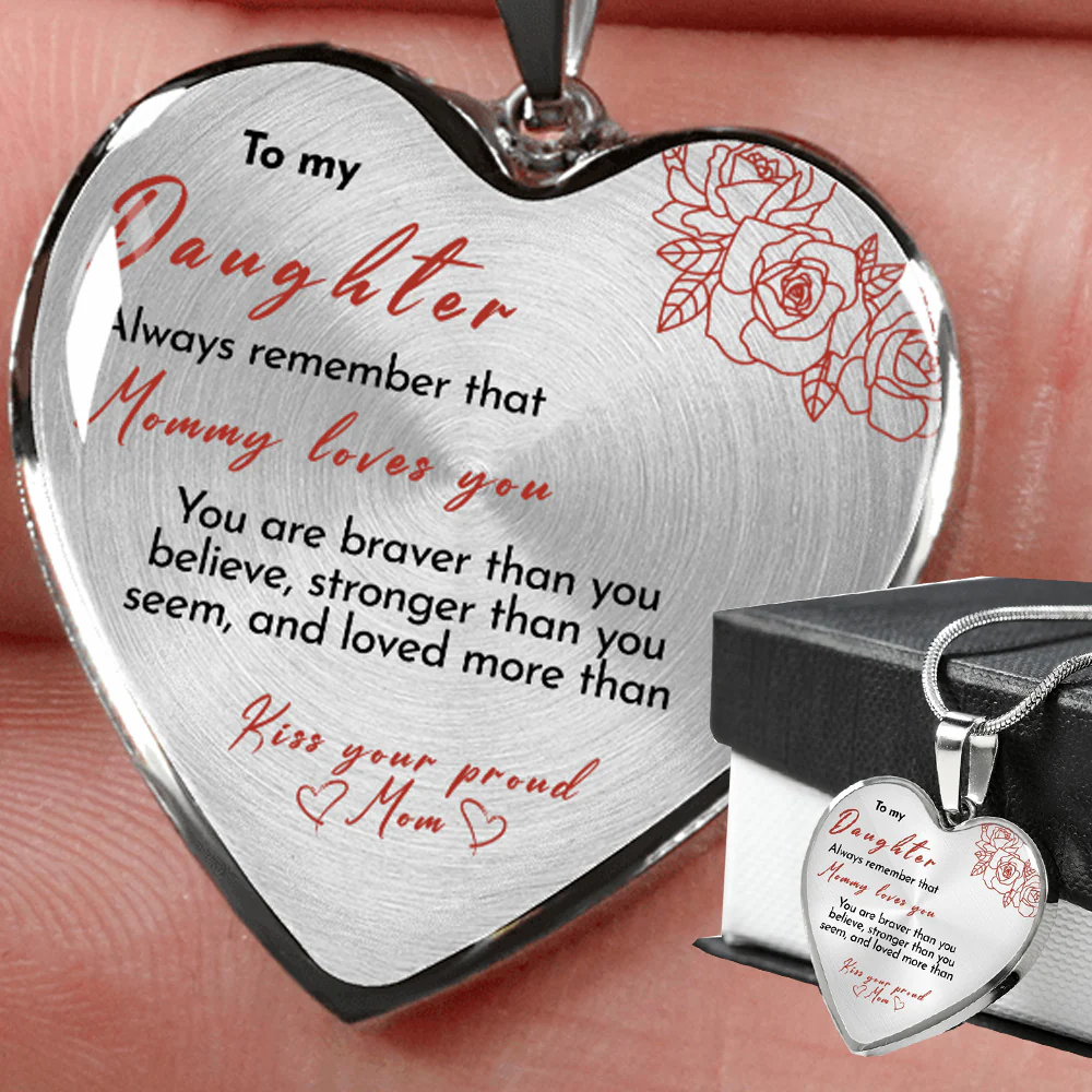 Heart necklace - Mommy loves you - Image 3